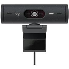 Logitech BRIO 505 1080p HDR Webcam - Made for Business, AI-Powered RightLight, Dual Noise-Reducing Mics