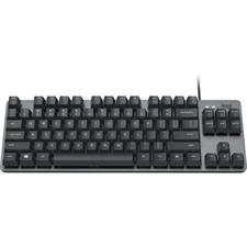 Logitech K835 TKL Mechanical Corded Aluminium Keyboard | Graphite, Textured Gray TTC Blue, MX Mechanical
