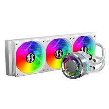 LIAN LI Galahad AIO 360 RGB White Closed Loop All-in-one Liquid CPU Cooler | 12th Gen Intel - LGA 1700 Supported GA-360A