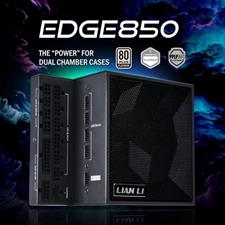 Lian Li EDGE 850W Full Modular Platinum PSU - 80 PLUS Platinum Efficiency - German EPCOS Bulk Capacitors - ATX 3.0, 3.1 Compliant - EG850 Black