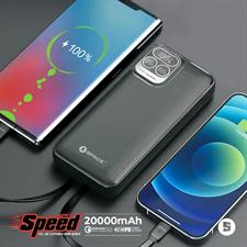Space Speed PD + QC 3.0 20000 mAh Power Bank