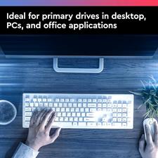 WD Blue 2TB 3.5" SATA PC Desktop Hard Drive – Reliable Internal HDD for Everyday Computing