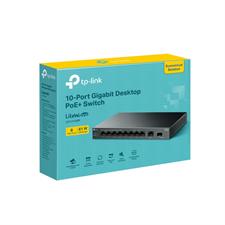 TP-Link LS1210GP 10-Port Gigabit Desktop Switch with 8-Port PoE+