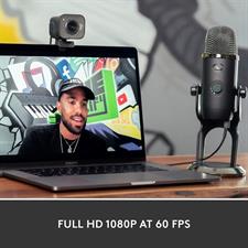 Logitech STREAMCAM for Creators - Full HD 1080p 60fps, USB-C, Smart Auto-Focus and Exposure