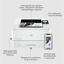 HP LaserJet Pro 4003dn Monochrome Network Laser Printer with Auto Duplex Printing – 2Z609A