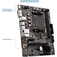 MSI A520M-A PRO AMD AM4 microATX Motherboard - DDR4 Boost, PCIe Gen3 M.2, Ryzen 3000/4000/5000 Support