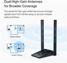 TP-Link Archer T4U Plus AC1300 Dual Antennas High-Gain Wireless USB Adapter Ver 1.0 - MU-MIMO