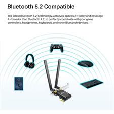 TP-Link Archer TX20E AX1800 Wi-Fi 6 Bluetooth 5.2 PCIe Adapter