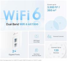 TP-Link Deco X10 AX1500 Whole Home Mesh Wi-Fi 6 System | 3 Pack