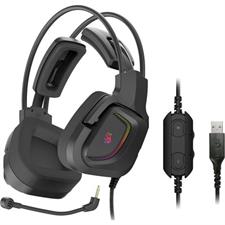 Bloody G575 Pro Dual Mode RGB Gaming Headset 7.1 Virtual Surround Sound Gun Grey Wireless Gaming Headphones