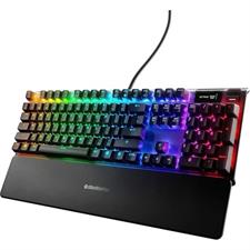 SteelSeries Apex Pro Mechanical Gaming Keyboard - Omnipoint 2.0 Adjustable Switches - US English - OLED Smart Display