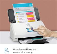 HP ScanJet Pro N4000 snw1 Wireless Network Sheet-Feed Scanner 6FW08A – High-Speed Duplex ADF Document Scanner