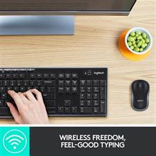 Logitech MK270R Wireless Keyboard And Mouse Combo | Black