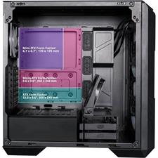 Cooler Master HAF 500 Mid-Tower Case Dual 200mm ARGB Fans Black