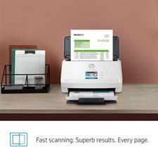 HP ScanJet Pro N4000 snw1 Wireless Network Sheet-Feed Scanner 6FW08A – High-Speed Duplex ADF Document Scanner