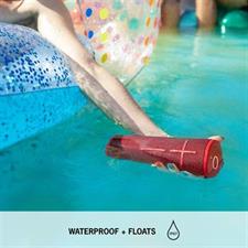 Logitech Ultimate Ears BOOM 3 Speaker, Super-Portable Wireless Bluetooth - Sunset Red