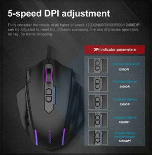 E-YOOSO X-41 PRO TRI MODE RGB Gaming Mouse