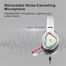 Bloody MR710 RGB Wireless Gaming Headset Grey Bluetooth 5.3 2.4GHz Triple Mode Gaming Headphones