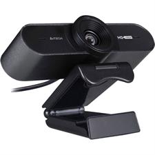 A4Tech PK-980HA Full HD 1080P Auto Focus Webcam - Dual HD Mic, Wide 90° Angle, Dust-Resistant Lens