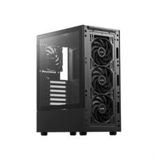 XPG VALOR MESH MT Black Mid Tower Gaming Chassis, Tempered Glass ATX PC Case with 4 Pre-Installed Fans