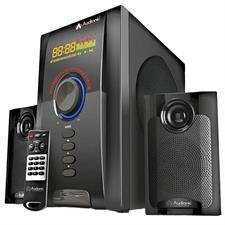 Audionic Max 550 BT Plus 2.1 Channel Bluetooth Multimedia Speaker – Deep Bass Woofer, USB, SD Card, FM Radio & Remote Control