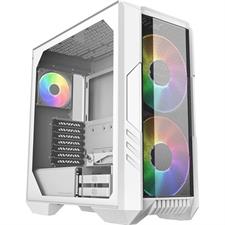 Cooler Master HAF 500 Mid-Tower Case Dual 200mm ARGB Fans White