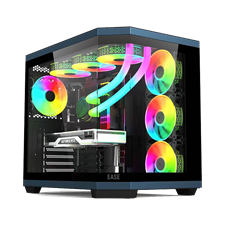 EASE EC124B Pro ARGB Mid-Tower ATX Gaming Case Black