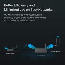 TP-Link Archer T4U Plus AC1300 Dual Antennas High-Gain Wireless USB Adapter Ver 1.0 - MU-MIMO