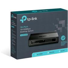 TP-LINK TL-SF1016D Unmanaged 10/100Mbps 16-Port Desktop Switch - Ver 7.0
