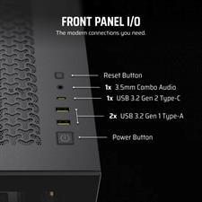 CORSAIR 3500X ARGB Mid-Tower PC Case - BLACK