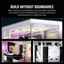 CORSAIR 3500X ARGB Mid-Tower PC Case - White