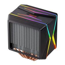 HUDUR AIR CC-2188 Dual Tower CPU Cooler ARGB 1800RPM PWM Air Cooling System High Performance Intel AMD Compatible Gaming PC Cooler