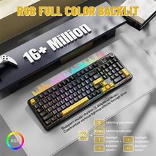 Attack Shark X98 Pro Wireless Mechanical Keyboard – 98% Layout, Hot-Swappable, Multi-Device Connectivity, Star Black