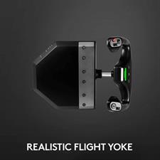 Logitech Flight Yoke System Professional Simulation Yoke and Throttle Quadrant