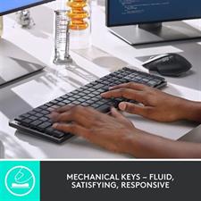 Logitech MX MECHANICAL Wireless Illuminated Performance Keyboard - Graphite US International - Click.