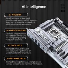 ASUS TUF Gaming Z890-PRO WiFi LGA 1851 ATX Motherboard – DDR5, PCIe 5.0, WiFi 7, Dual Thunderbolt 4, Intel Core Ultra Support