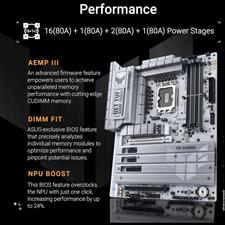 ASUS TUF Gaming Z890-PRO WiFi LGA 1851 ATX Motherboard – DDR5, PCIe 5.0, WiFi 7, Dual Thunderbolt 4, Intel Core Ultra Support