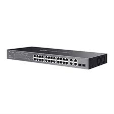 TP-Link TL-SL2428P JetStream 24-Port Gigabit + 24-Port 10/100Mbps Smart Switch with 24-Port PoE+