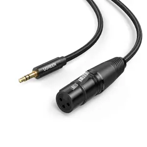 Ugreen 20244 3.5mm Three-pole Male to XLR Female Audio Cable – 2m