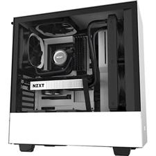 NZXT H510 Compact Mid-Tower ATX Case with Tempered Glass Matte White