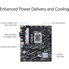 ASUS PRIME B760M-K mATX Motherboard – LGA1700, DDR5, Intel B760 Chipset, PCIe 4.0, 12th/13th/14th Gen Intel Support