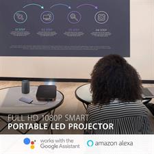 ViewSonic M2 Smart Portable Projector – HD 720p, Harman Kardon Speakers, LED Display