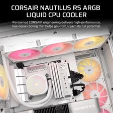 NAUTILUS 360 RS ARGB Liquid CPU Cooler - White