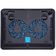 RIVACASE 5555 Laptop Cooling Pad - Up to 15.6", Dual Silent Fans