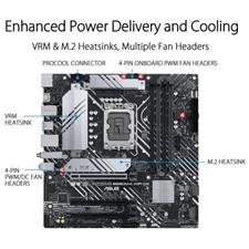 Asus Prime B660M-A Wifi D4 Intel 12th Gen Micro-ATX Motherboard – DDR4, WiFi 6, PCIe 4.0