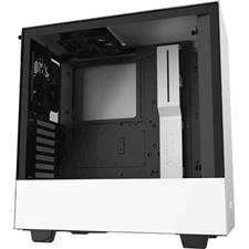 NZXT H510 Compact Mid-Tower ATX Case with Tempered Glass Matte White