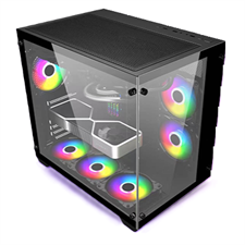 EASE EC124B ARGB Mid-Tower ATX Gaming Case Black