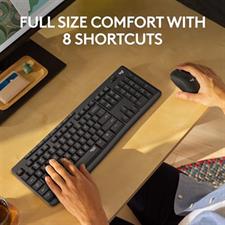 Logitech MK295 Silent Wireless Combo Keyboard Mouse Graphite