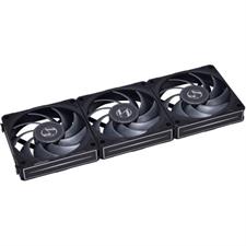 Lian Li UNI Fan P28 120mm Daisy-Chain PWM Case Fan with Controller | Black - UF-P28120-3B, 3-Pack | Noise-Optimized | Performance-Oriented Fan 
