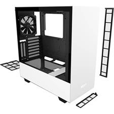 NZXT H510 Compact Mid-Tower ATX Case with Tempered Glass Matte White